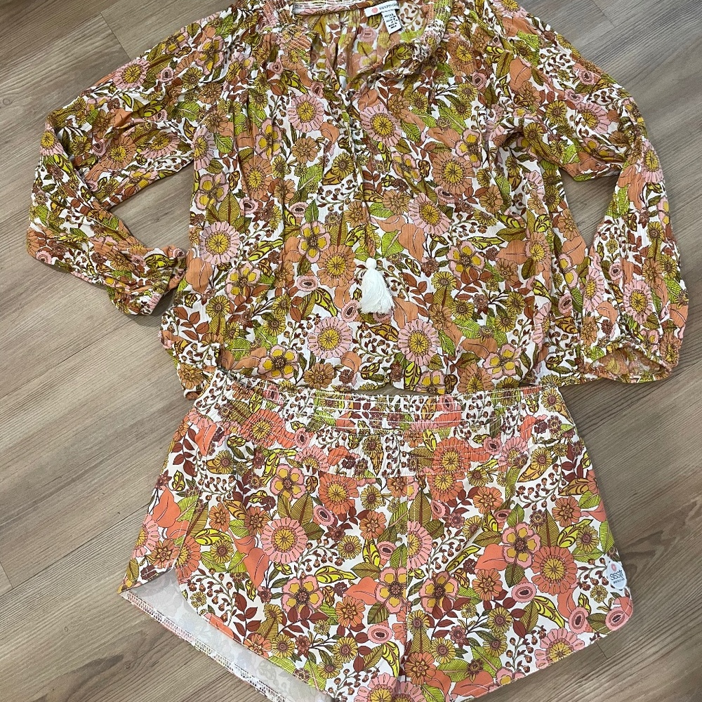 Boho summer matching set - Small